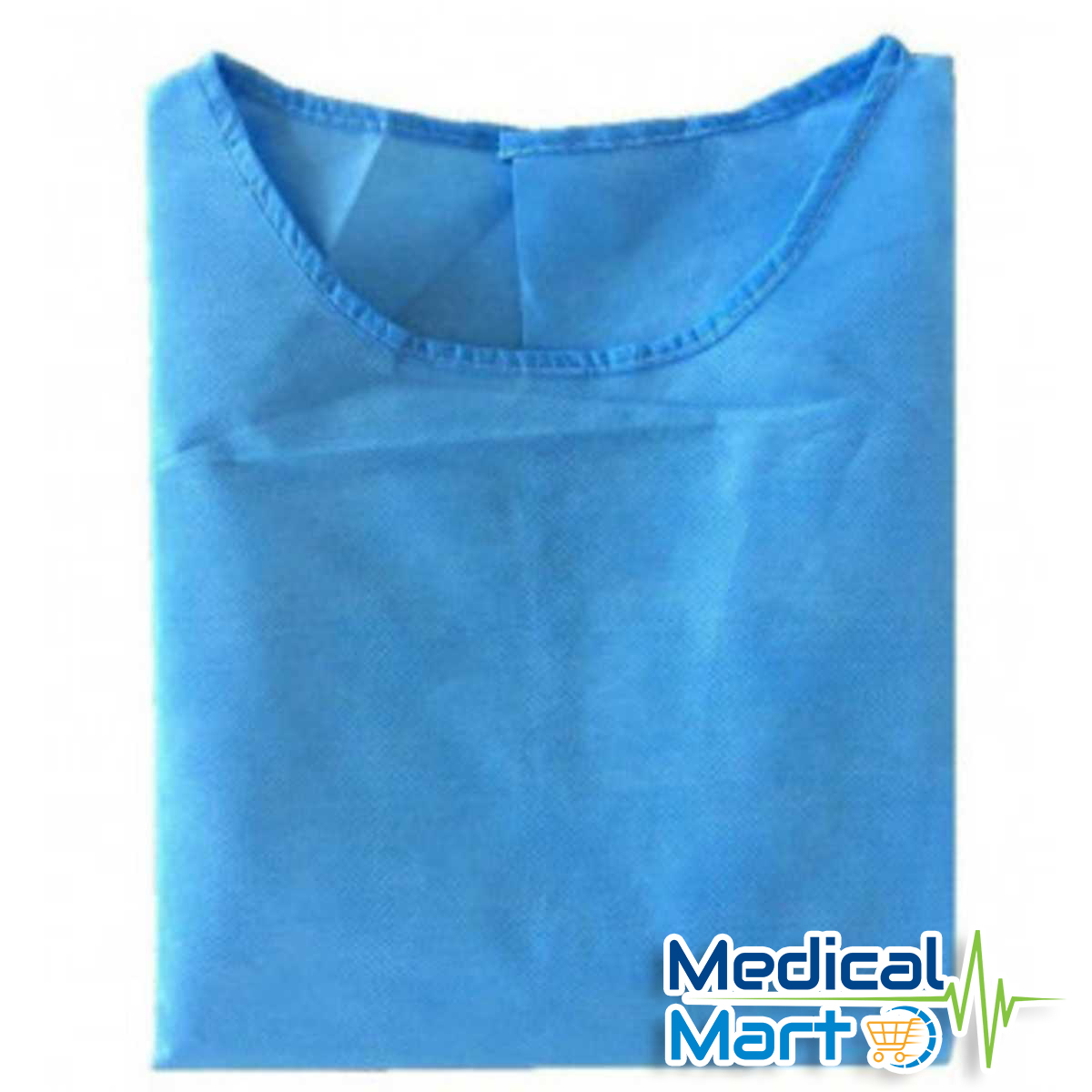 PPE Isolation Gown Blue 25GSM