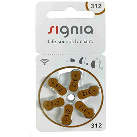 Signia Hearing Aid Batteries 312