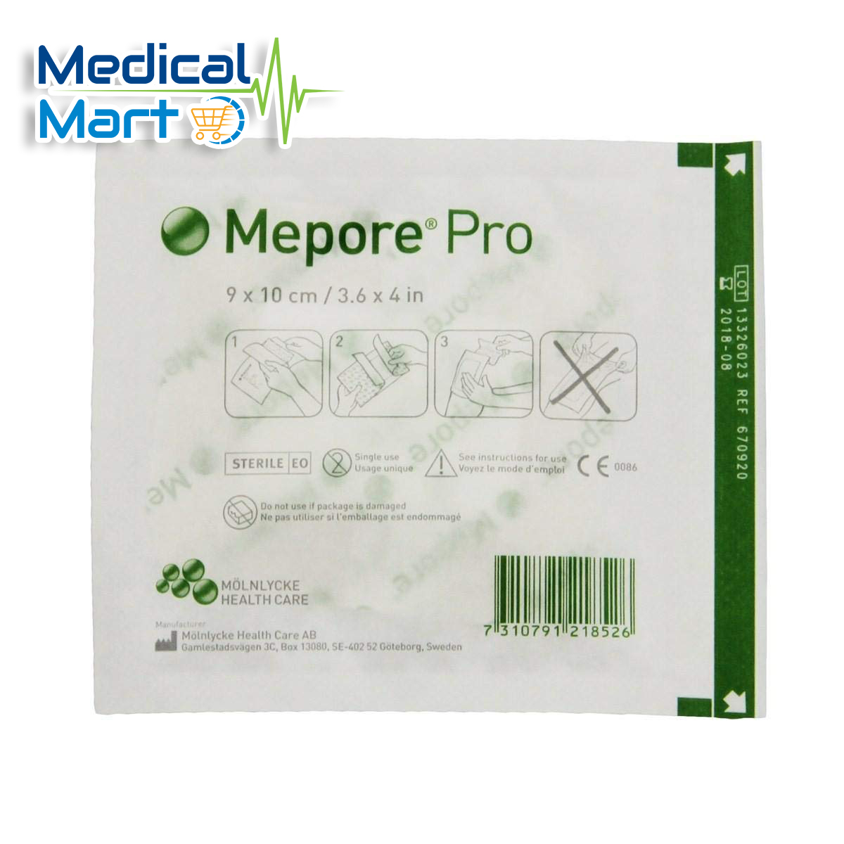 Mepore Pro 9cm x 10cm, 40's/box