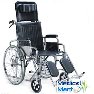 Reclining Steel Wheelchair