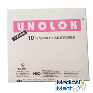 10ml Syringe - Luerlock with needle