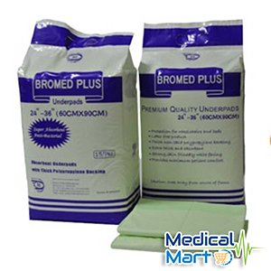 Bromed Plus Underpads, 60cm x 90cm