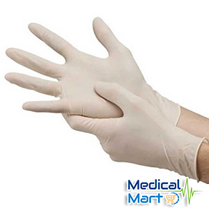 Medium, Latex Examination Glove, Powder Free