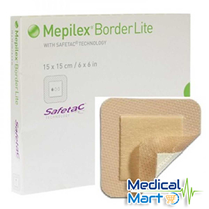 Mepilex Border Lite Foam Dressing 15cm x 15cm