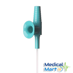 Suction Catheter With Vacuum Control Connector, Light Green, Ch 6