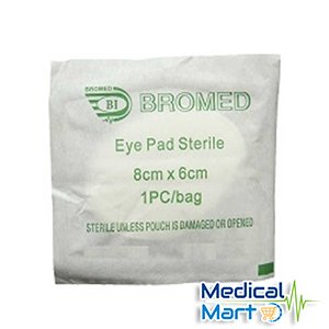 Eye Pad Sterile, 8cm x 6cm