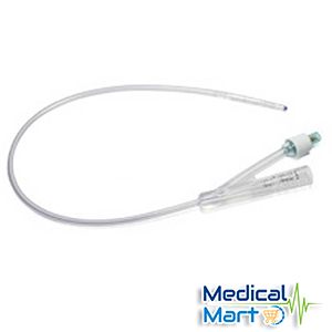 All Silicone Foley Catheter, White, Fr12