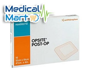 Opsite Post-Op Dressings, 12cm x 10cm, 10's/bx