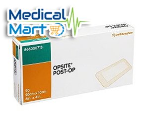 Opsite Post-Op Dressings, 20cm x 10cm, 20's/bx