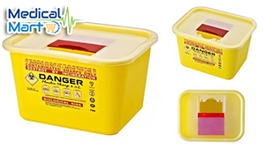 Sharps Disposal Container, 4 ltr.