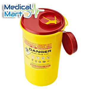 Sharps Disposal Container, 1.5 ltr.
