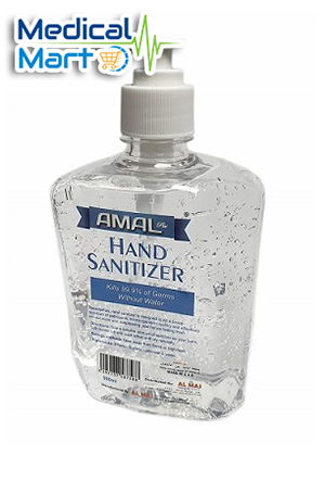 Hand Gel Sanitizer, 500ml; Amal (Pump Bottle)
