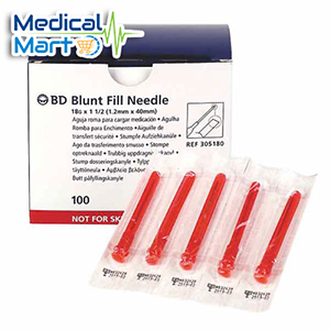 BD Blunt Fill Needle, 18G x 1.5' (38mm)