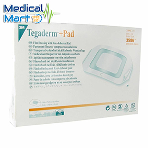 3m Tegaderm + Pad Transparent Dressing With Absorbent Pad 3586