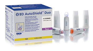 BD Autoshield Duo Safety Pen Needle, 0.30mm (30G) x 5mm safety pen needle