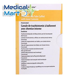 SHILEY TRACHEOSTOMY TUBE CUFFED WITH INNER CANNULA (REF:6FEN)