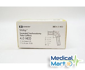 SHILEY  TRACHEOSTOMY TUBE CUFFLESS-4.0 NEONATAL (REF: 4.0NEO)