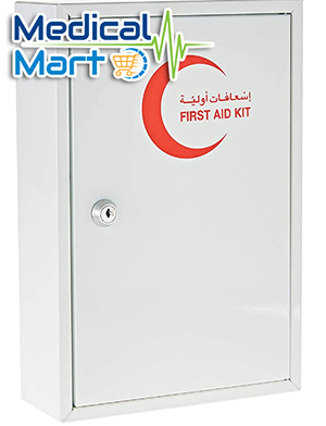 First Aid Metal Cabinet with Metal Door Lock (EMPTY) Small