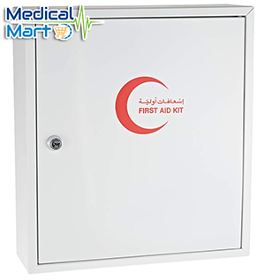 First Aid Metal Cabinet with Metal Door Lock (EMPTY) Medium