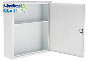 First Aid Metal Cabinet with Metal Door Lock (EMPTY) Medium