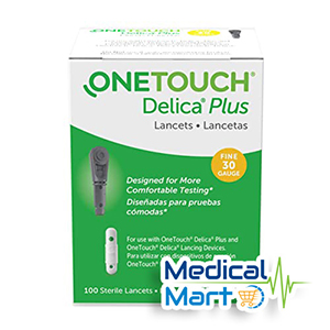 Onetouch Delica Plus Lancets, 100's