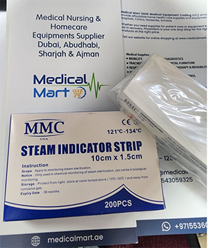 Steam Indicator Strips, 10cm x 1.5cm, 200pcs/box
