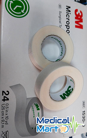 3m Micropore Paper Surgical Tape 1.25cm x 9.14m (1/2in x 10yds)