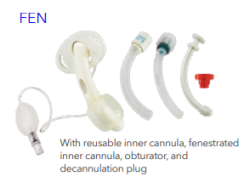 SHILEY TRACHEOSTOMY TUBE CUFFED WITH INNER CANNULA (REF:8FEN)