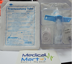 Romsons Tracheostomy Tube Cuffed (GS-2010) with Radio Opaque Line