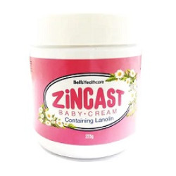 Zincast Baby Cream 225g 
