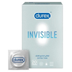 Durex Invisible Extra Thin Condoms 20's 