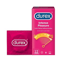 Durex  intense Pleasure Condoms 12's 