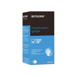 Betadine Mouthwash/Gargle 250ml 