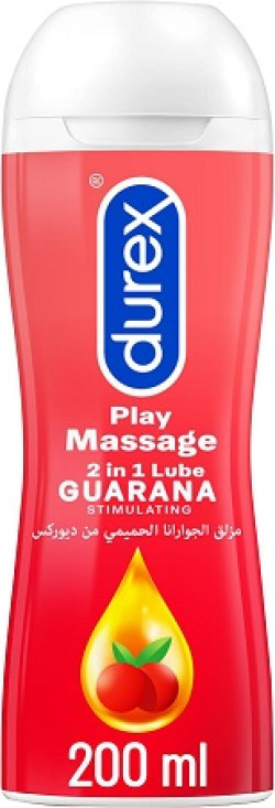 Durex Play Massage  2 in 1 Lube Guarana Stimulating Gel 200ml 
