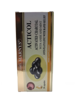 Acticol Activated Charcoal capsules 30's 