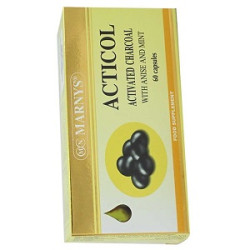 Acticol Activated charcoal Capsules 60's