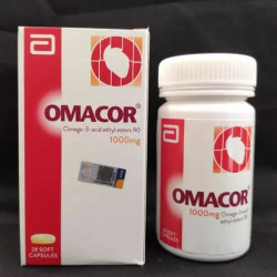OMACOR 1000mg Soft Capsules 28's