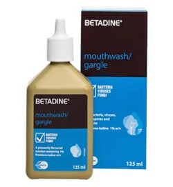 Betadine Mouthwash/Gargle 125ml