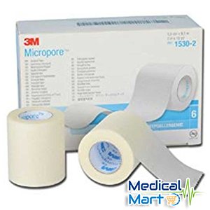 3m Micropore Paper Surgical Tape 5cm x 9.14m (2in x 10yds)