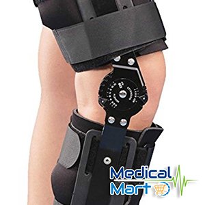 Rom Knee Brace On