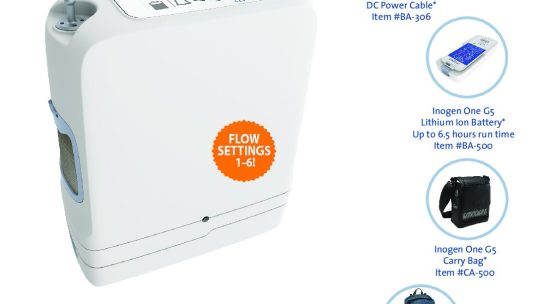 Inogen One G5 portable oxygen concentrator