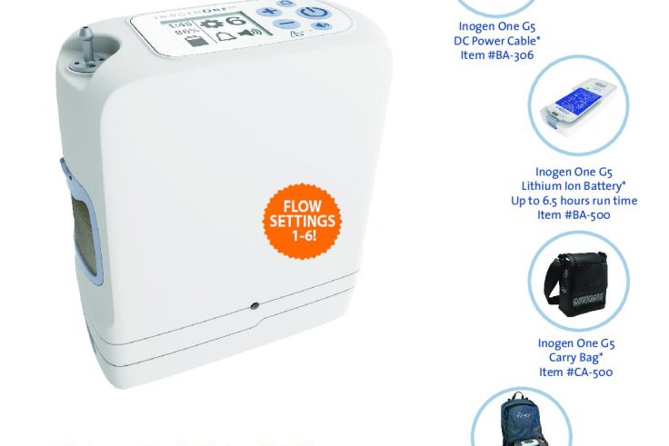 Inogen One G5 portable oxygen concentrator